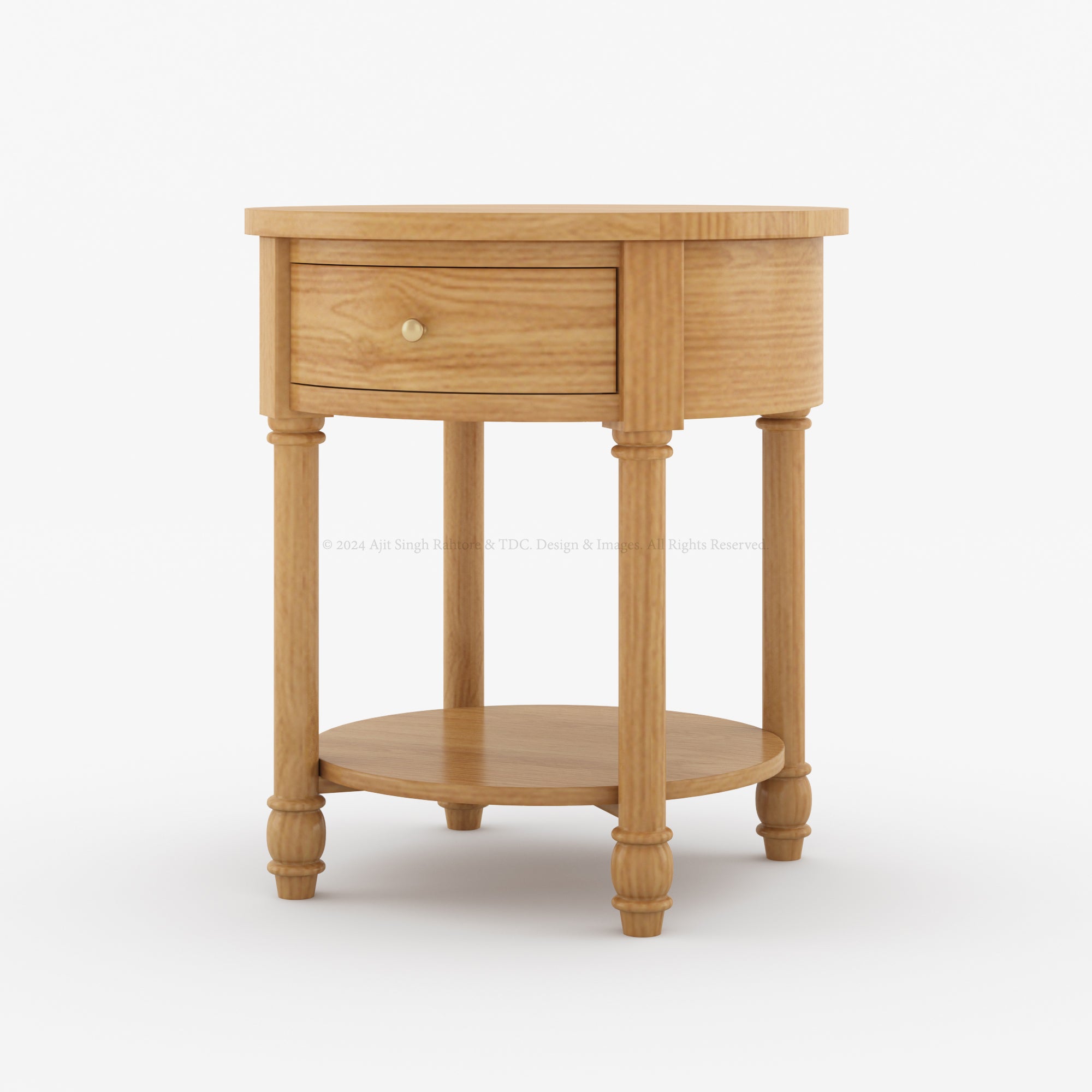 Savannah Teak Wood Night Stand