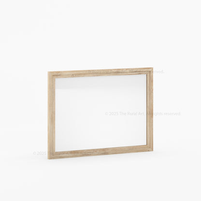 Seabrook Solid Wood Framed Wall Mirror with Clean Edge Detailing