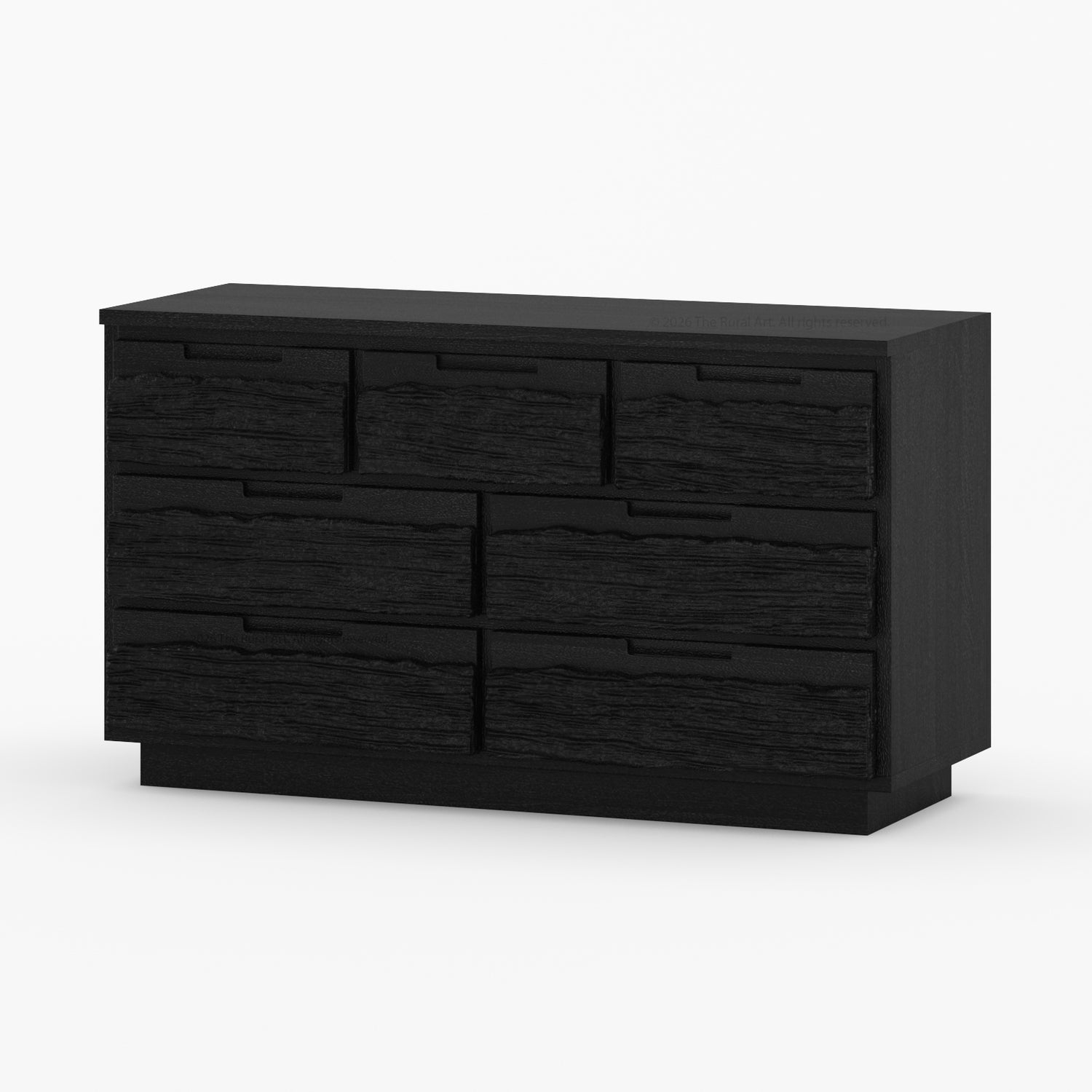 Nome Modern Solid Wood Textured Dresser