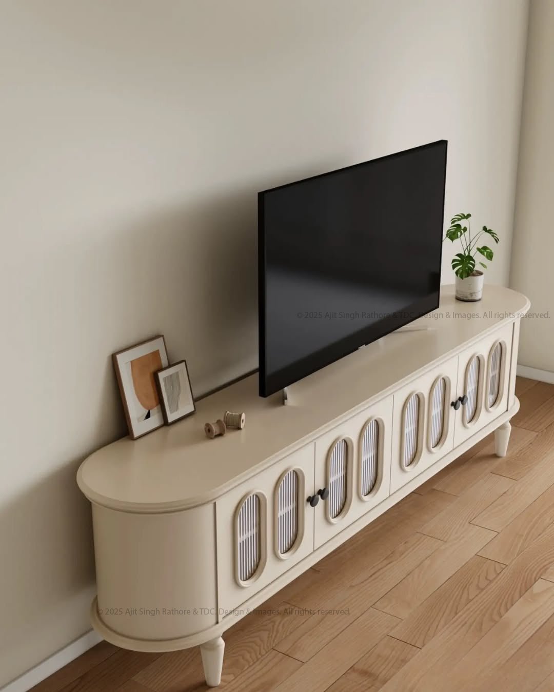 Juneau Arched Panel Tv Media Console