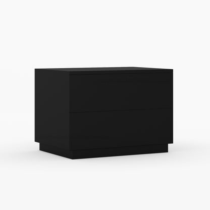 Kingston Solid Wood Nightstand Modern Minimalist Bedside Table