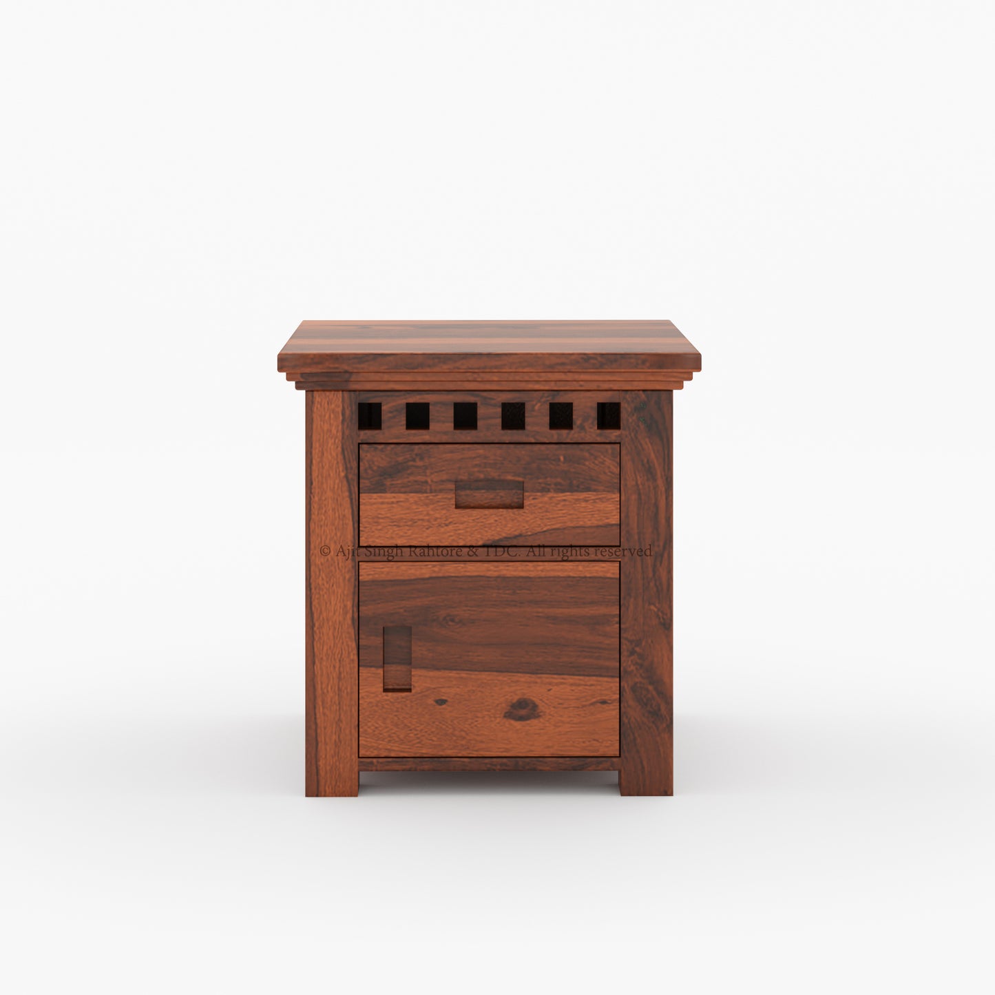 Alameda Night Stand Solid Indian Rosewood