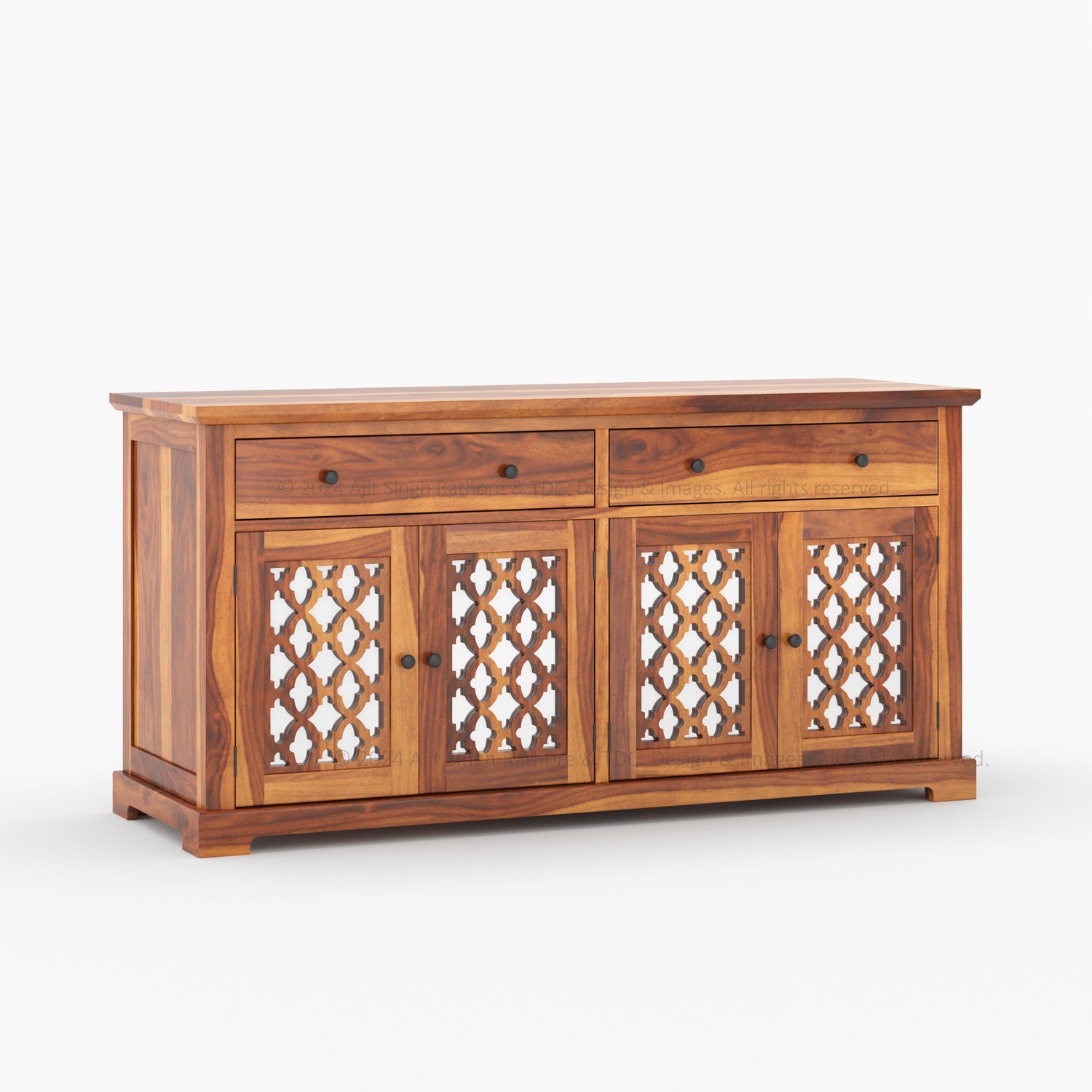 Clanton Solid Wood Buffets Sideboard Cabinet With Drawers