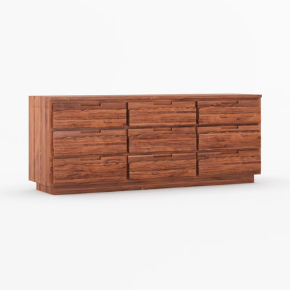 Nome Modern Solid Wood Textured Dresser