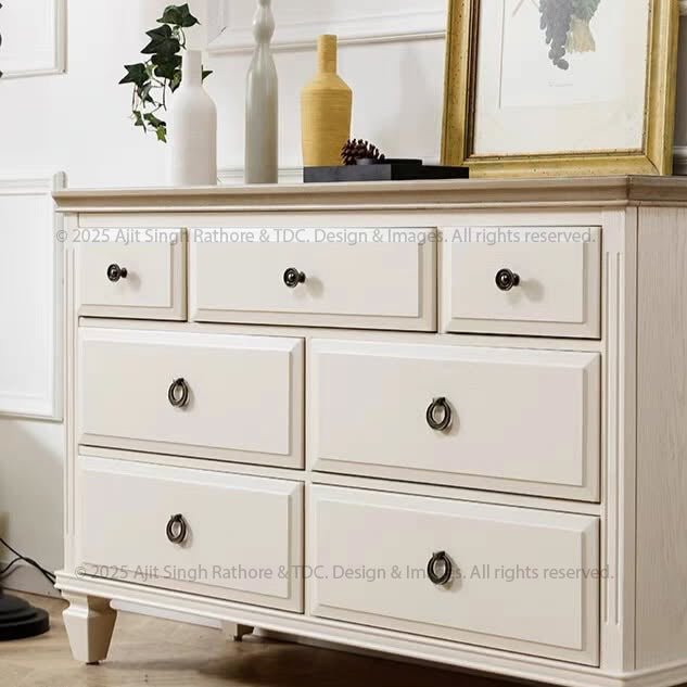 Nome Solid Wood 9-Drawer Dresser Vintage Farmhouse Storage Cabinet 7 Drawers Nome Solid Wood 9-Drawer Dresser Vintage Farmhouse Storage Cabinet 7 Drawers