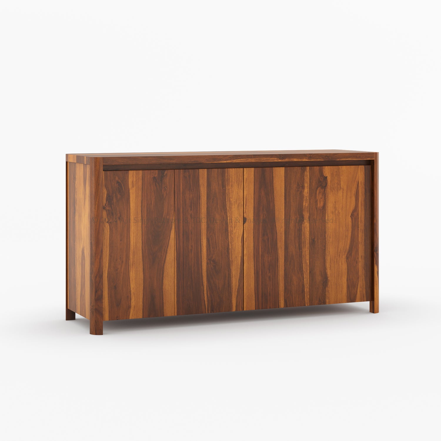 Florence Minimalist Solid Wood Sideboard