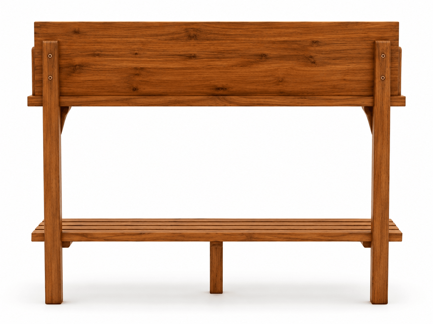 Homer 3-Piece Solid Teak Wood Outdoor Bar Table and Stool Set