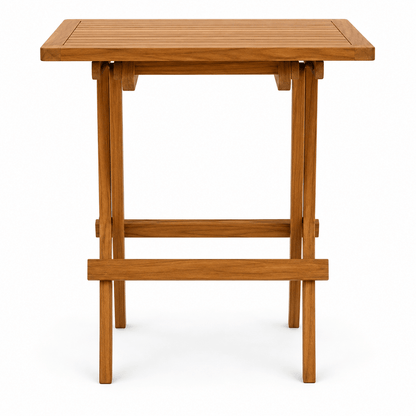 Fresno Folding Solid Wood Square Outdoor Table