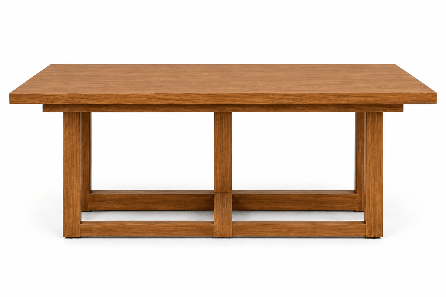Decatur Solid Teak Wood Rectangular Coffee Table