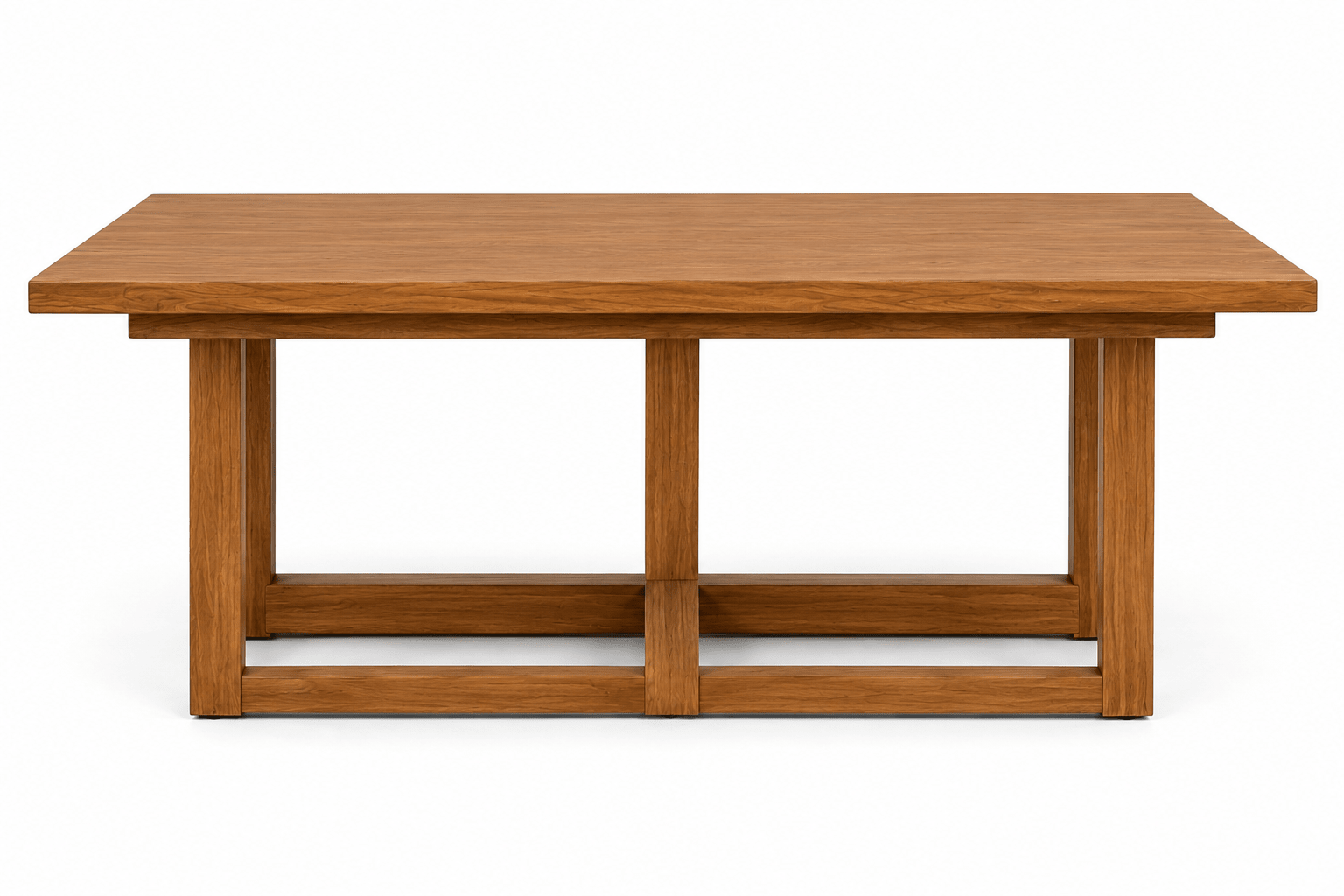 Decatur Solid Teak Wood Rectangular Coffee Table