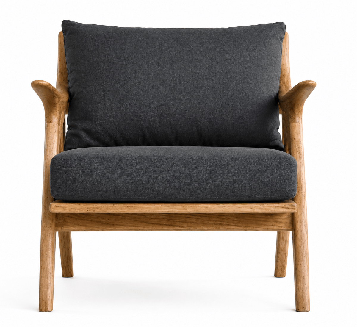 Calexico Solid Teak Wood Lounge Chair with Cushions | 1 Seater &amp; 2 Seater Options
