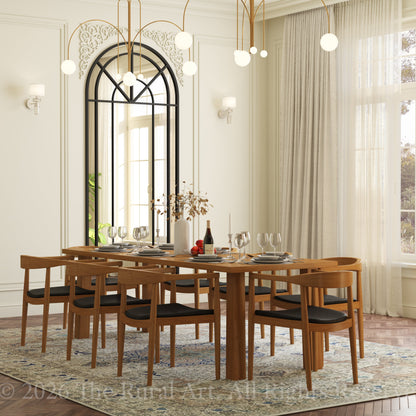 Lexington Modern Solid Wood Dining Table and Chair Set