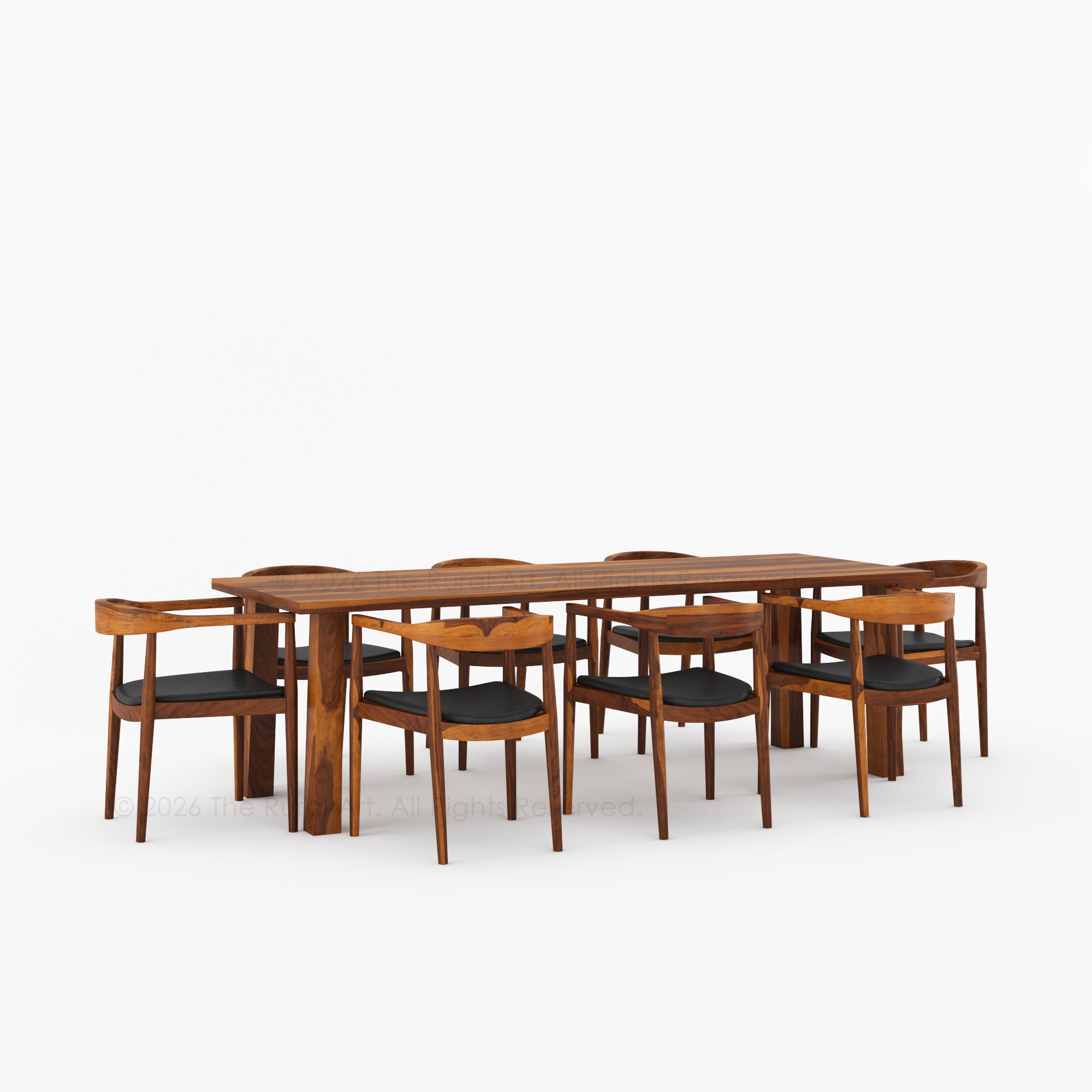 Lexington Modern Solid Wood Dining Table and Chair Set