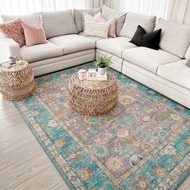Savannah Hand-Knotted Wool Oushak Rug