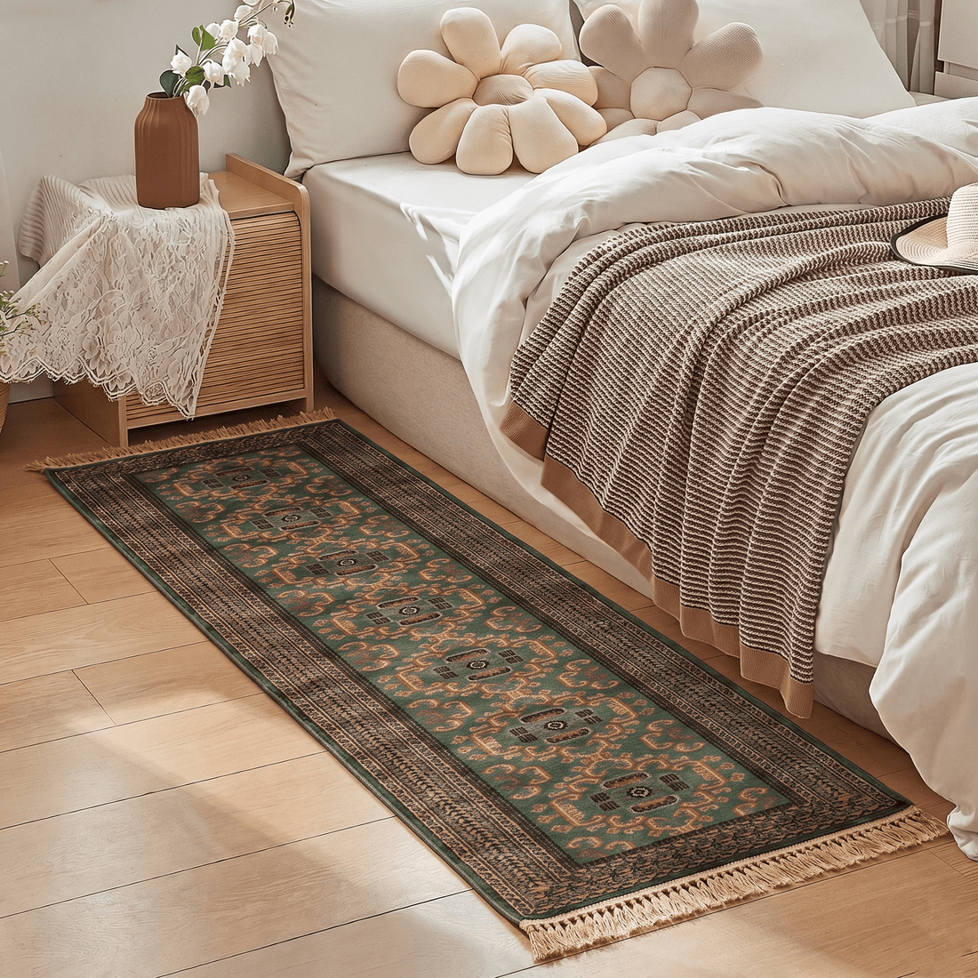 Verdier Traditional Hand-Knotted Wool Runner