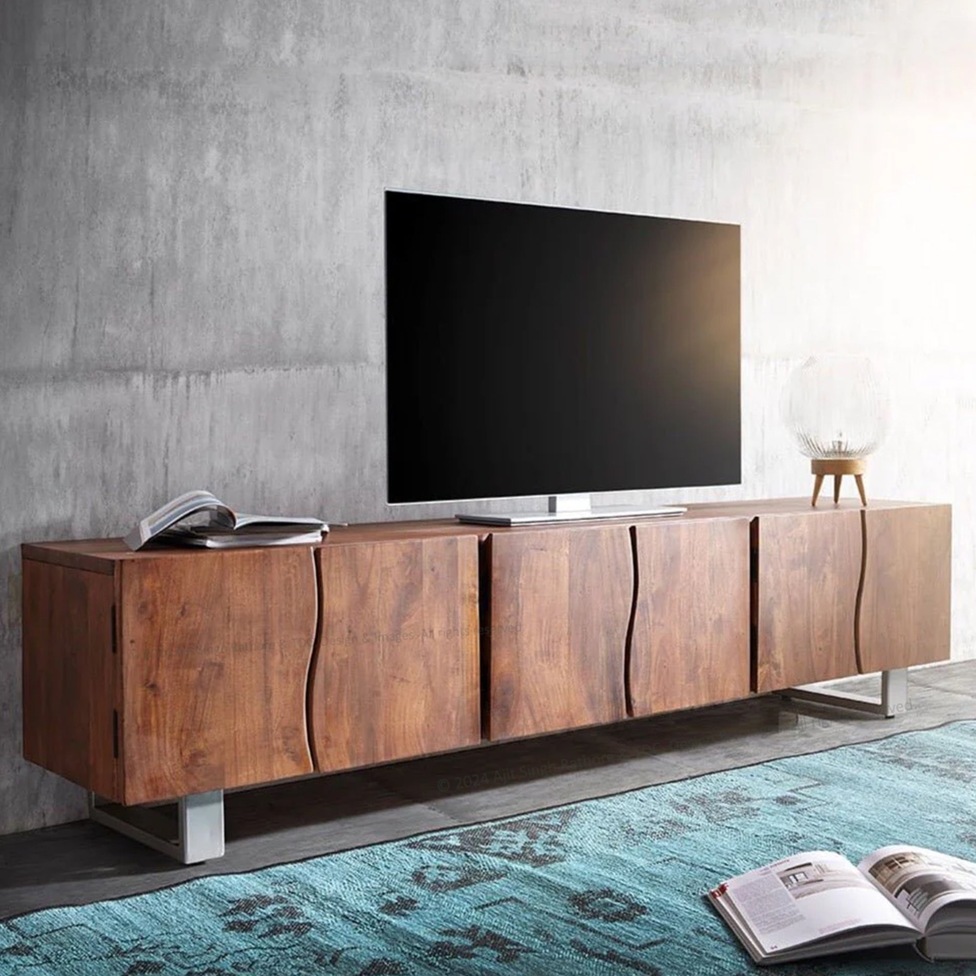 Red Bluff Live Edge Solid Wood TV Stand &amp; Media Centre