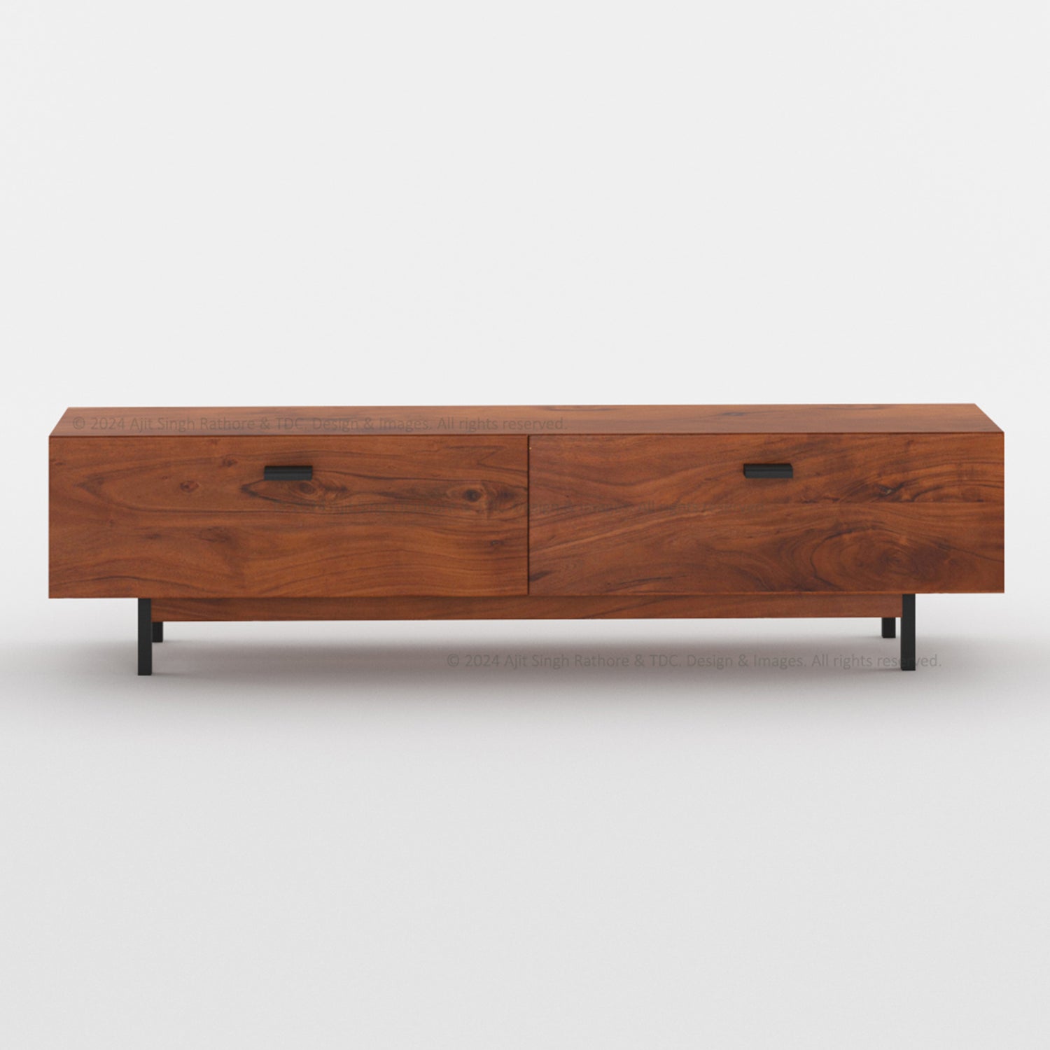 Prescott Solid Wood Living Room Set with 2 Tier Coffee Table