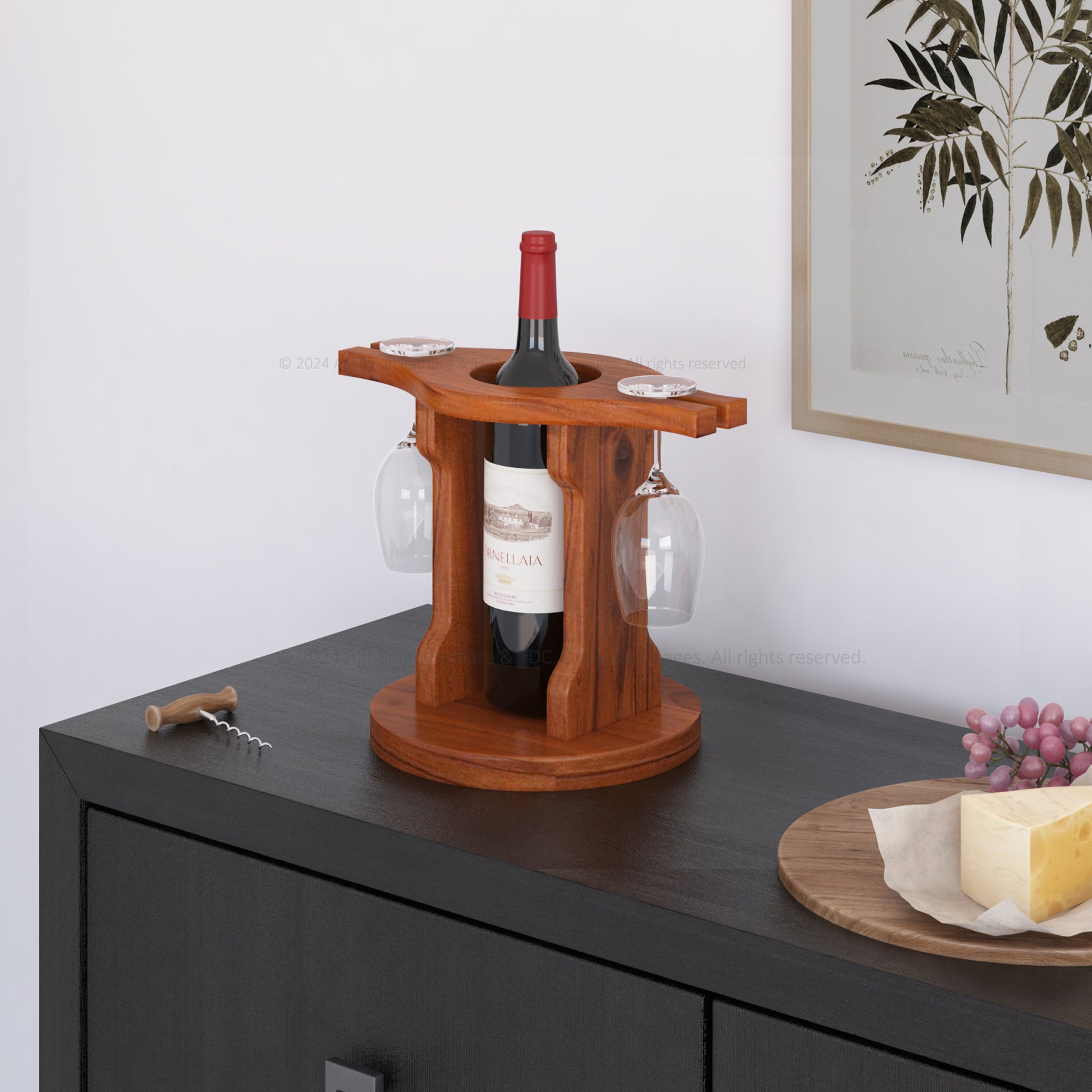 Sonoma Wine and Glass Holder