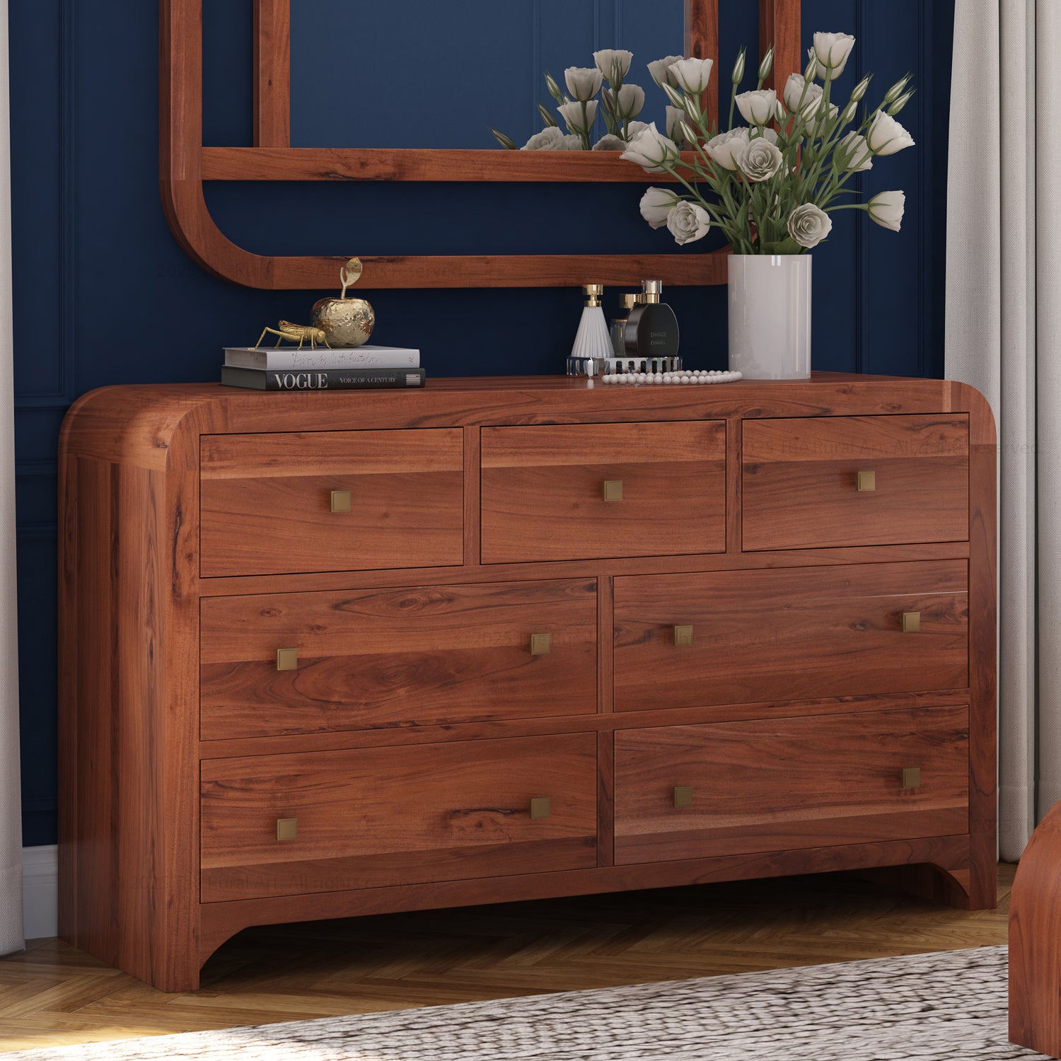 7 drawer dresser brown Carlson Harvest Brown 7 Drawer Dresser