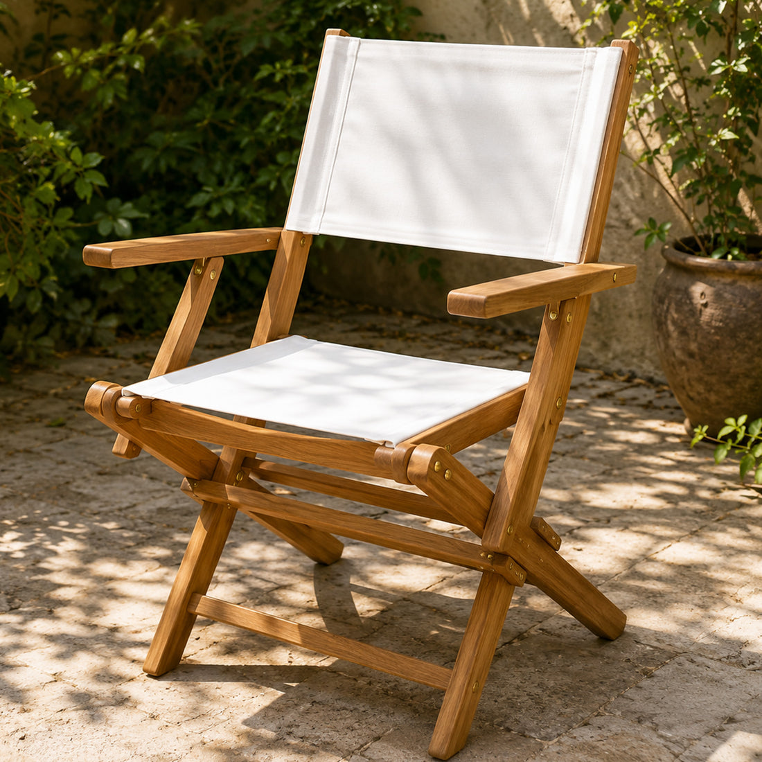 Yuma Solid Teak Wood Folding Portable Chair