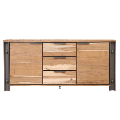 Montclair Rustic Solid Wood Sideboard