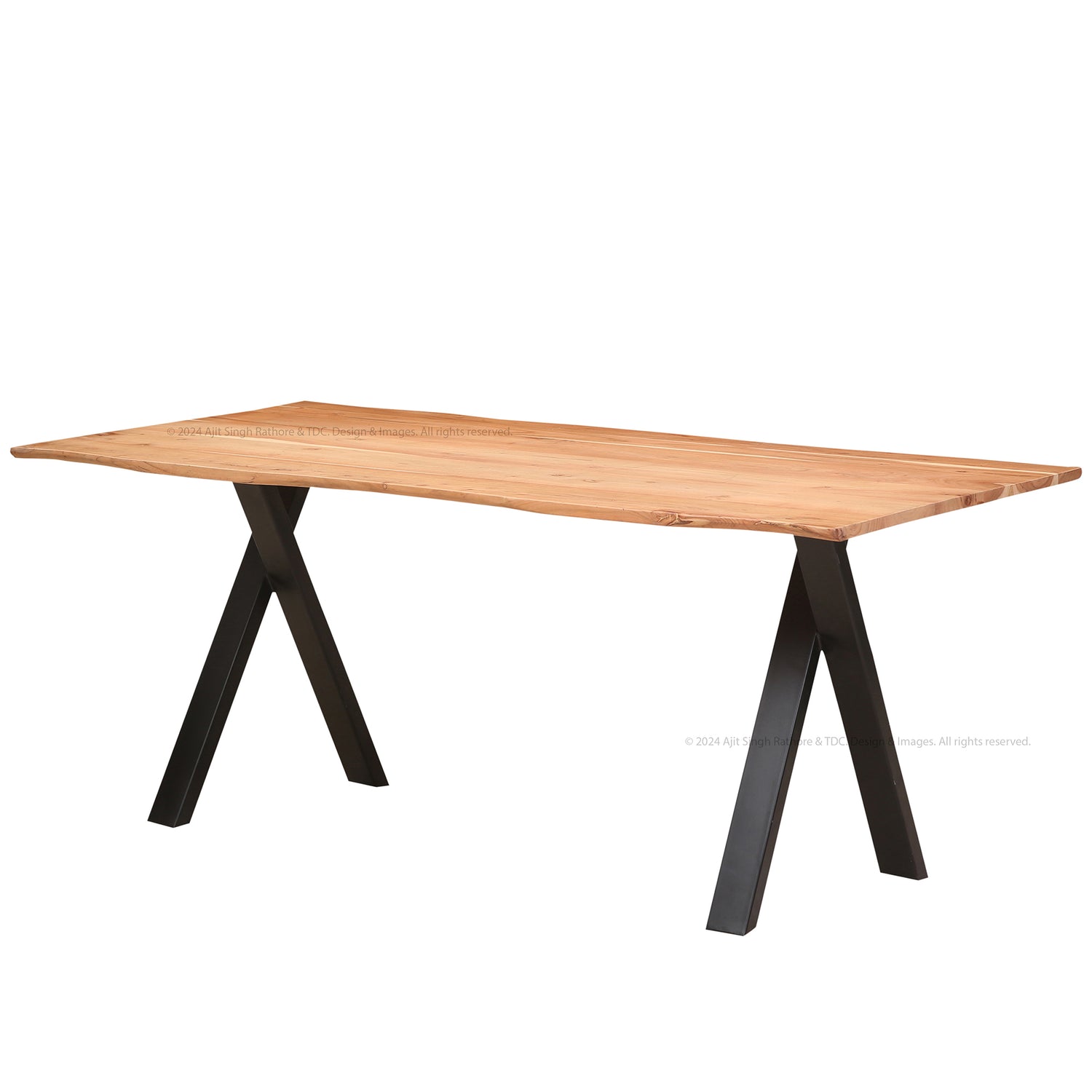 Newburgh - Solid Wood Live Edge Dining Table