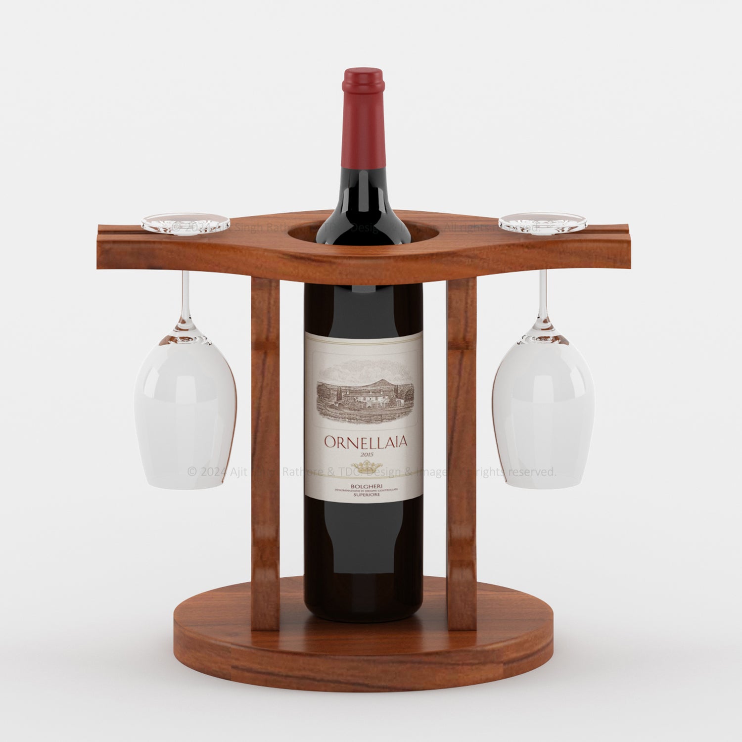 Sonoma Wine and Glass Holder