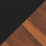 Rochester Solid Wood Classic Black Kitchen Island with Storage