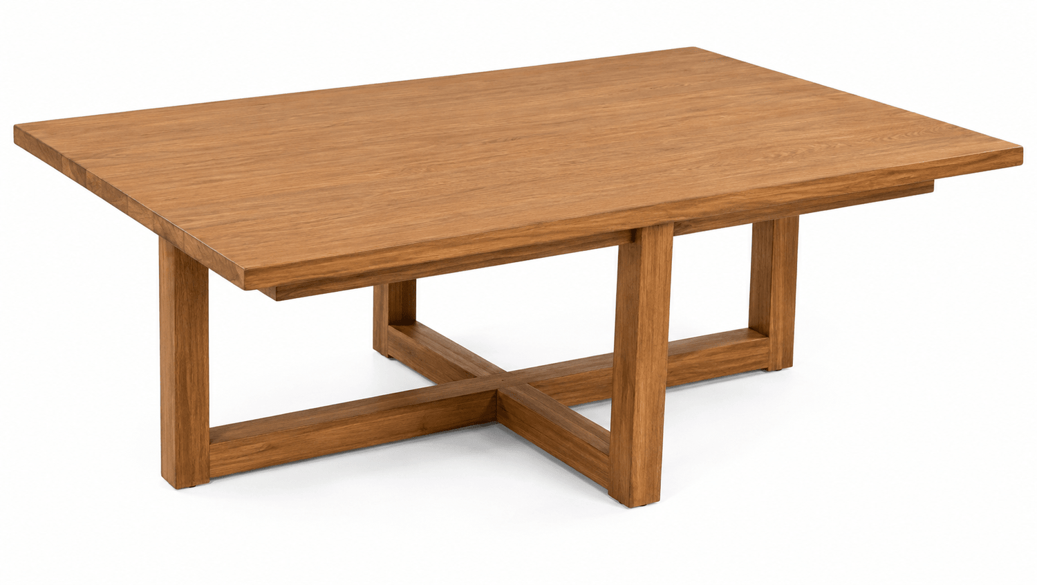 Decatur Solid Teak Wood Rectangular Coffee Table