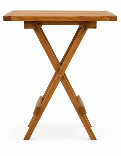 Fresno Folding Solid Wood Square Outdoor Table