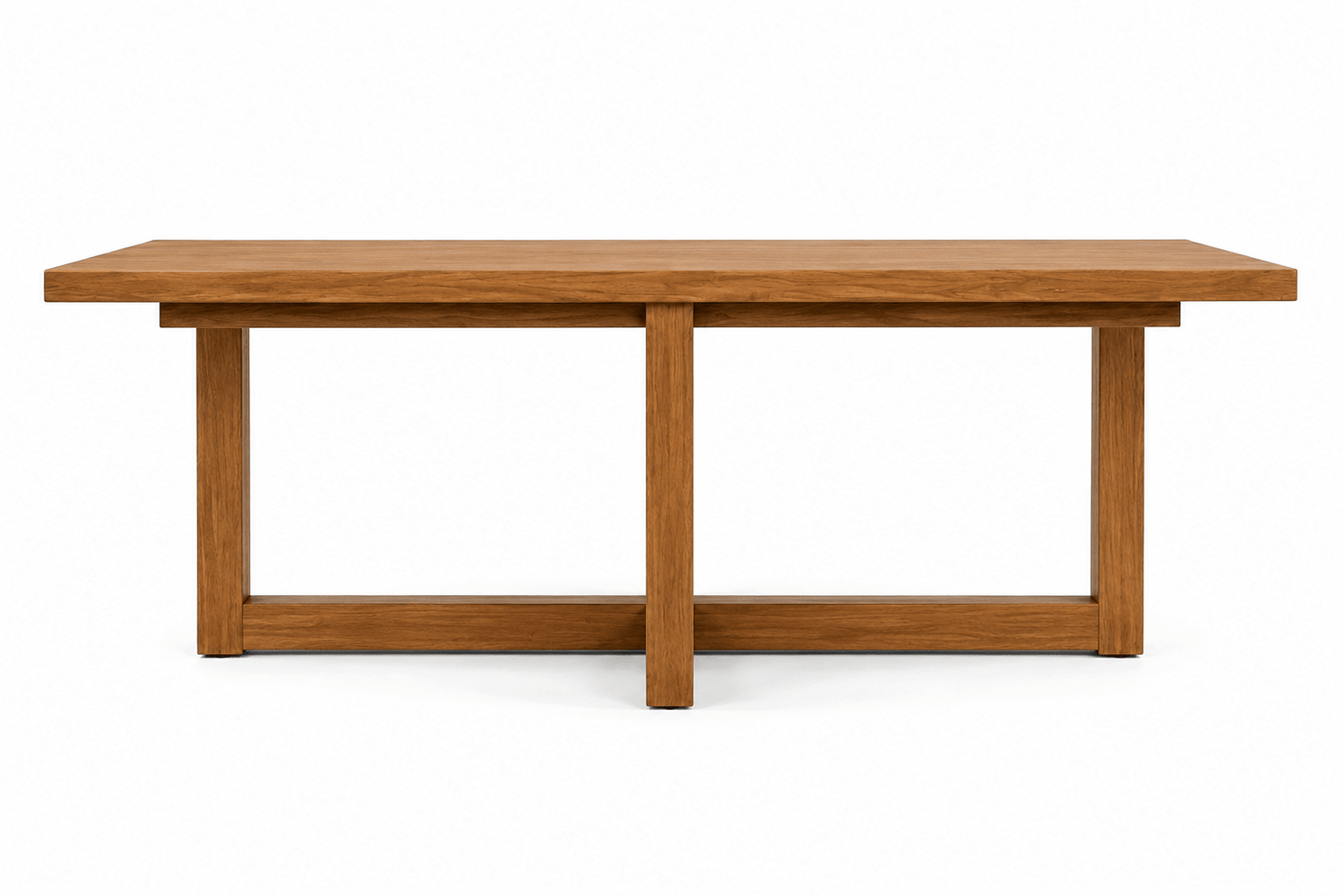 Decatur Solid Teak Wood Rectangular Coffee Table