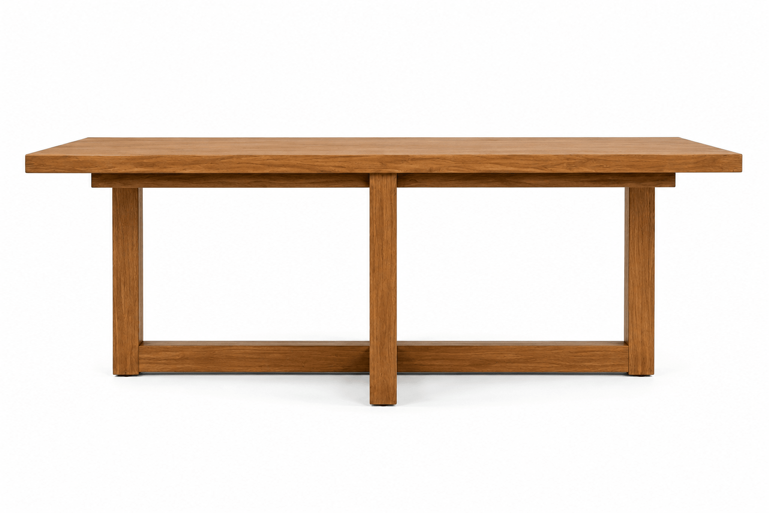 Decatur Solid Teak Wood Rectangular Coffee Table