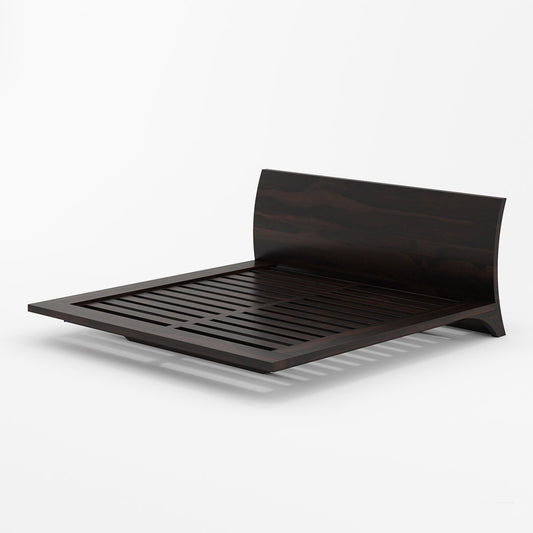 Connacht Modern Solid Wood Floating Platform Bed