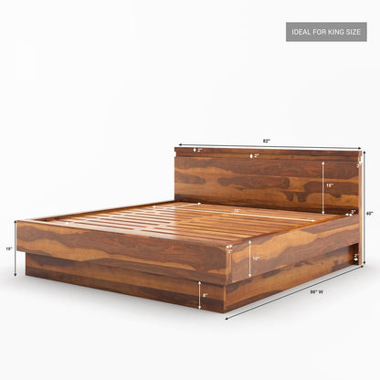 Modern Simplicity Solid Wood Custom Platform Bed Frame