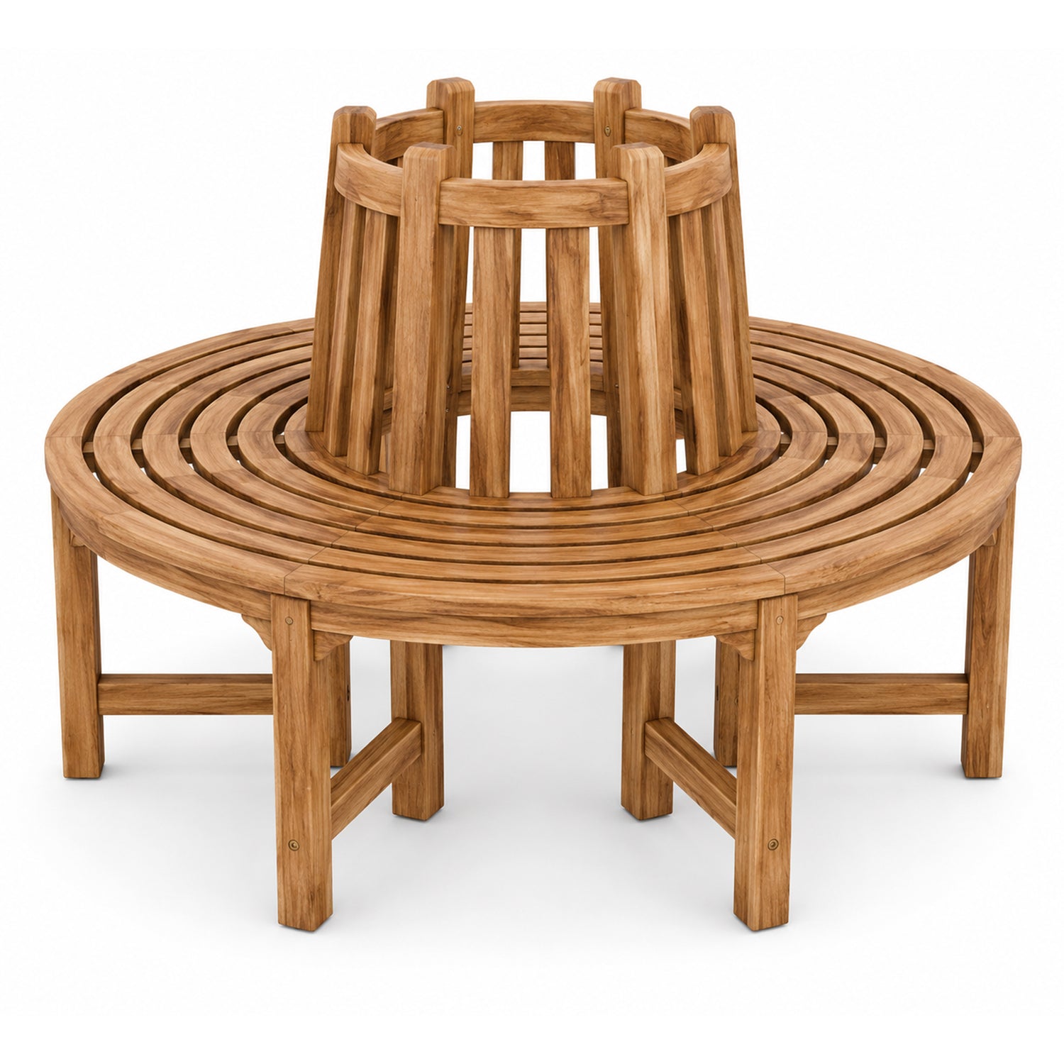 Mary Solid Teak Wood Circular Tree Bench