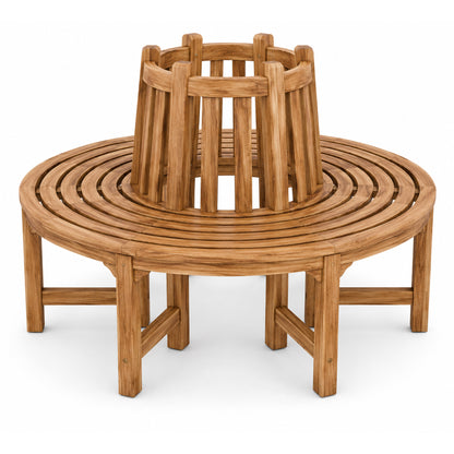 Mary Solid Teak Wood Circular Tree Bench