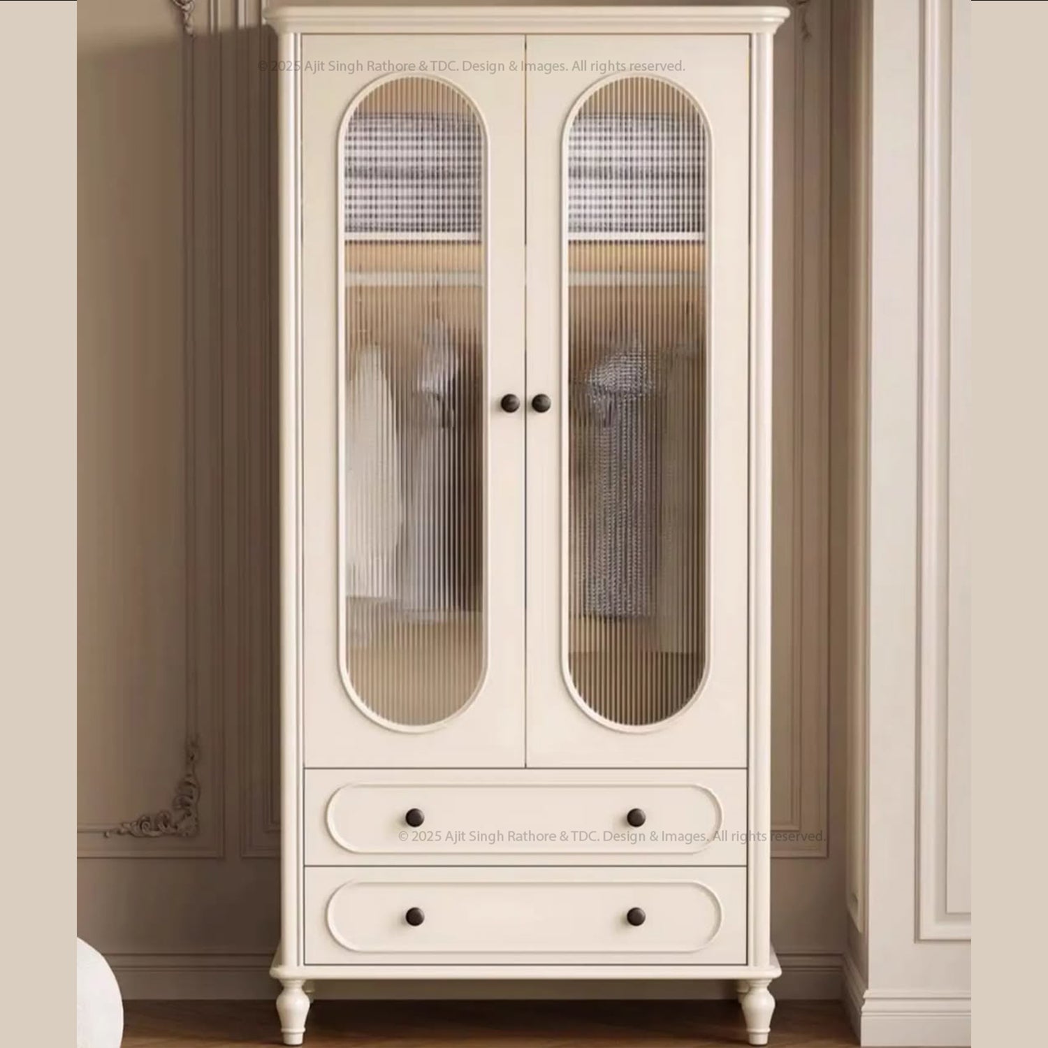 Aberdeen Solid Wood Armoire Wardrobe