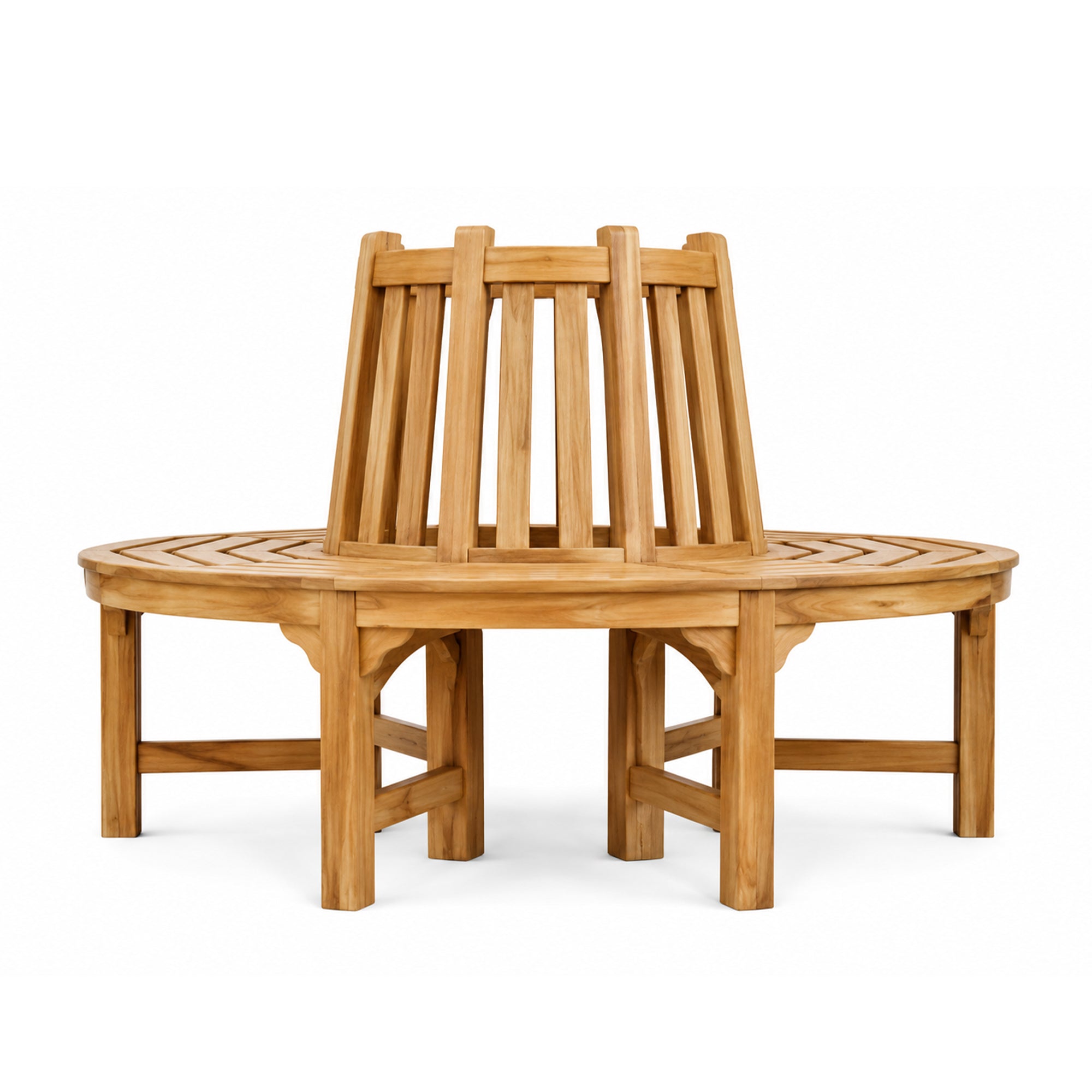Mary Solid Teak Wood Circular Tree Bench