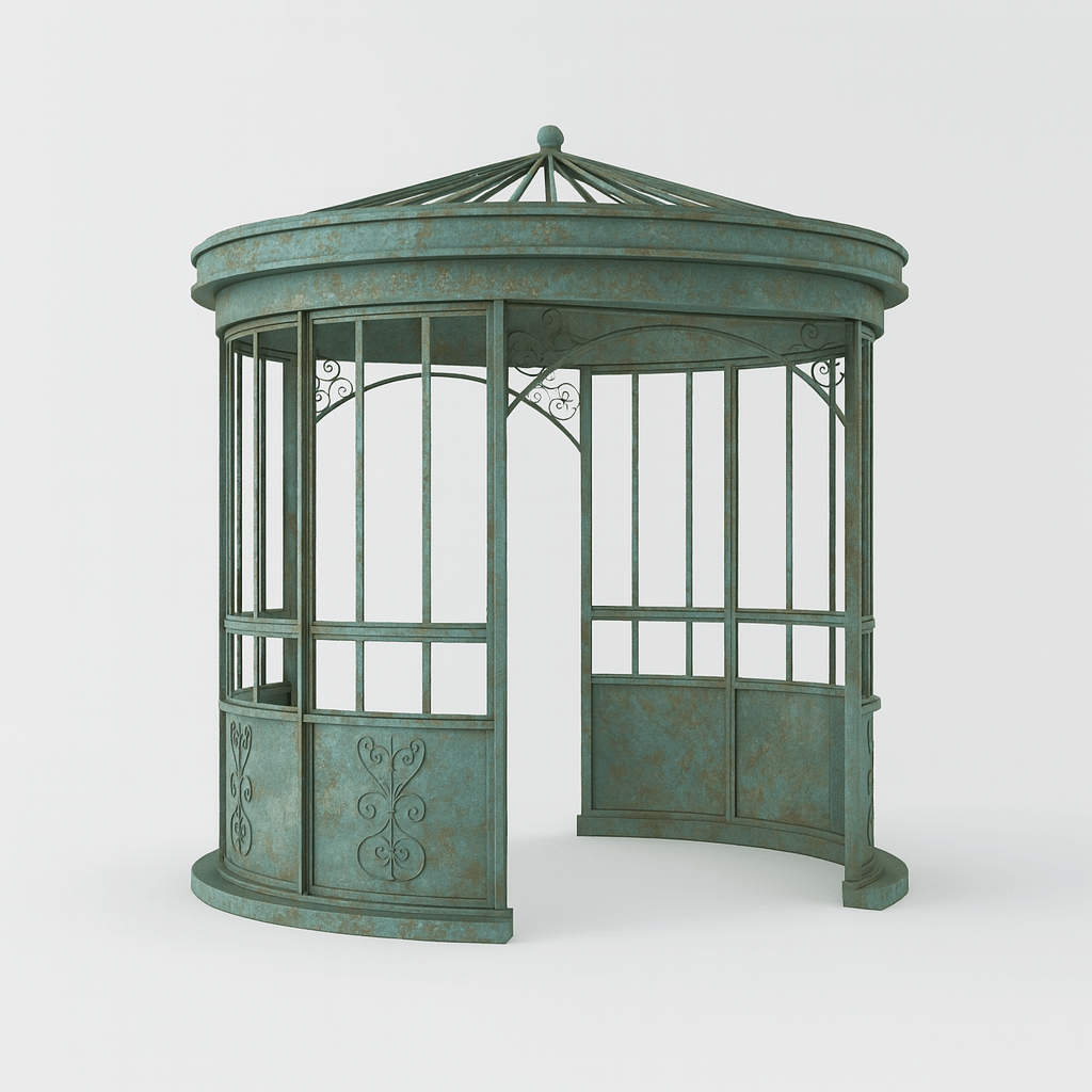Estate Wrought Iron Garden Gazebo – A Grand Statement for Outdoor Grounds