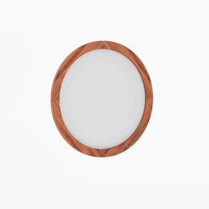 Orlando Solid Wood Round Mirror Frame