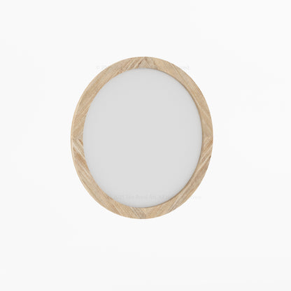 Orlando Solid Wood Round Mirror Frame