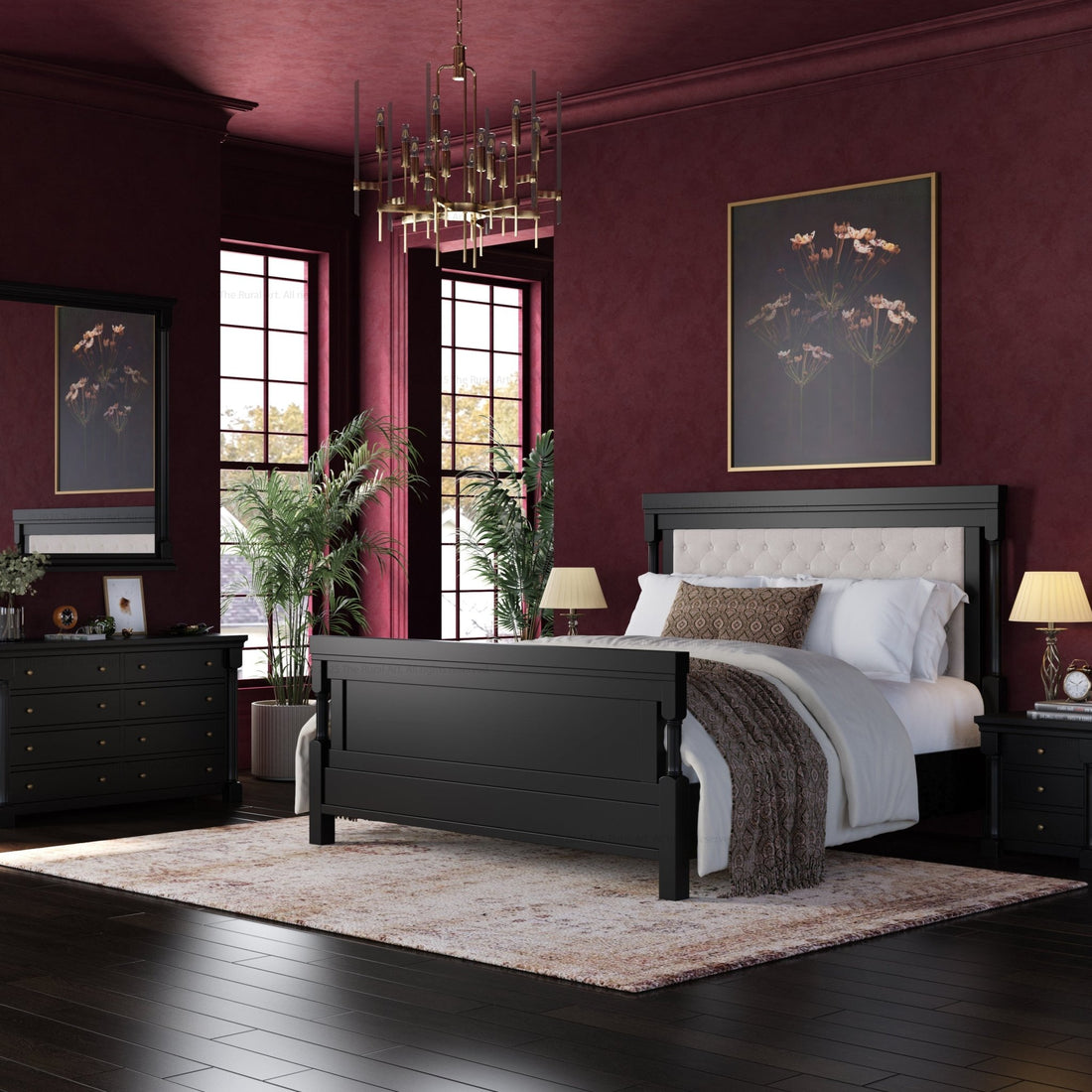 Verona Estate Solid Wood Bedroom Collection Luxurious Heirloom-Quality Furniture