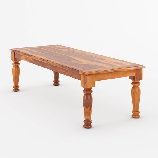 Clermont Large Rectangle Dining Table Rustic Solid Wood