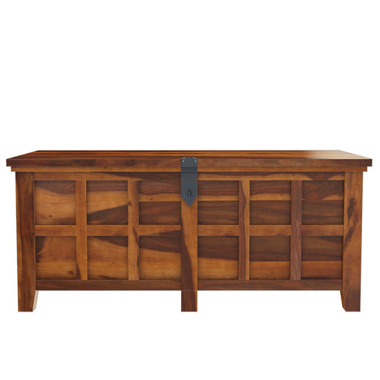 Mission Modern Solid Wood Standing Bedroom Trunk Chest